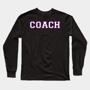 Coach in Red, White and Blue Long Sleeve T-Shirt